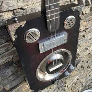 "Black Mamba" Pro Cigar Box Guitar