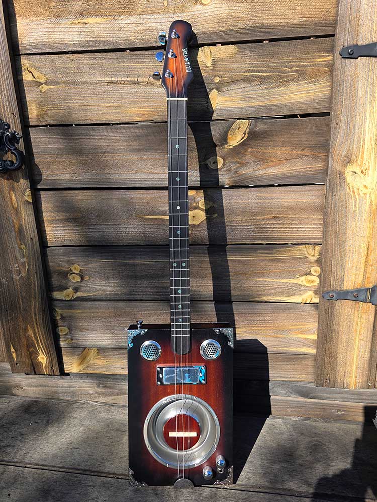 "Classic" Pro Cigar Box Guitar - Image 5